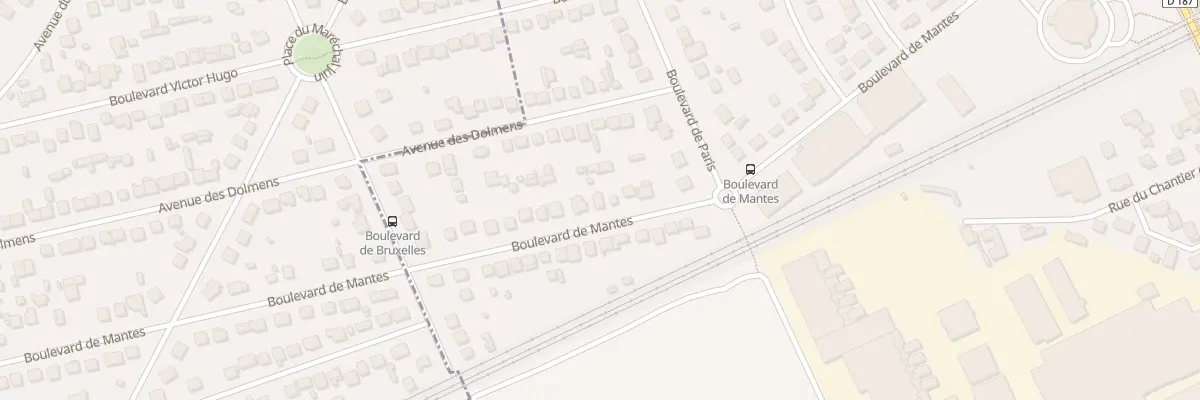 Plan du 42 Bd de Mantes à Aubergenville