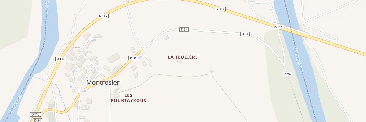 Plan du 5017 La Teuliere à Montrosier