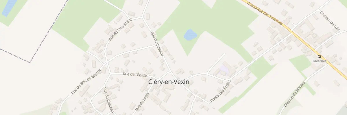 Plan du 1 Rue du Calvaire à Cléry-en-Vexin