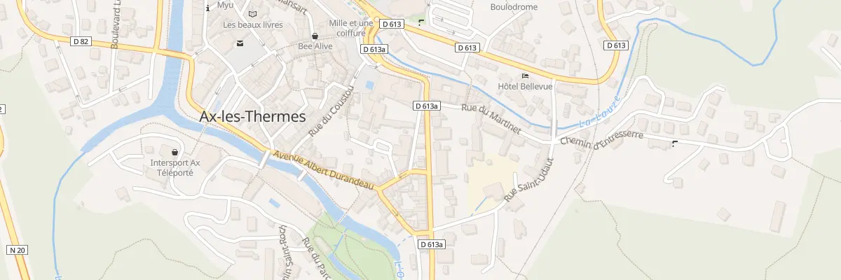 Plan du 10 Av Docteur Francois Gomma à Ax-les-Thermes