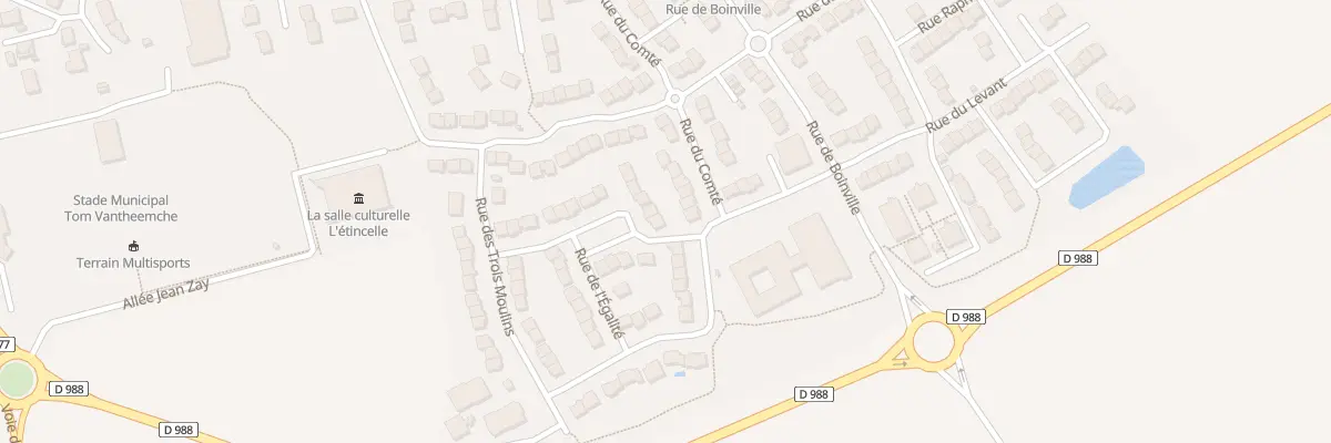 Plan du 25 Rue de la Fraternite à Ablis