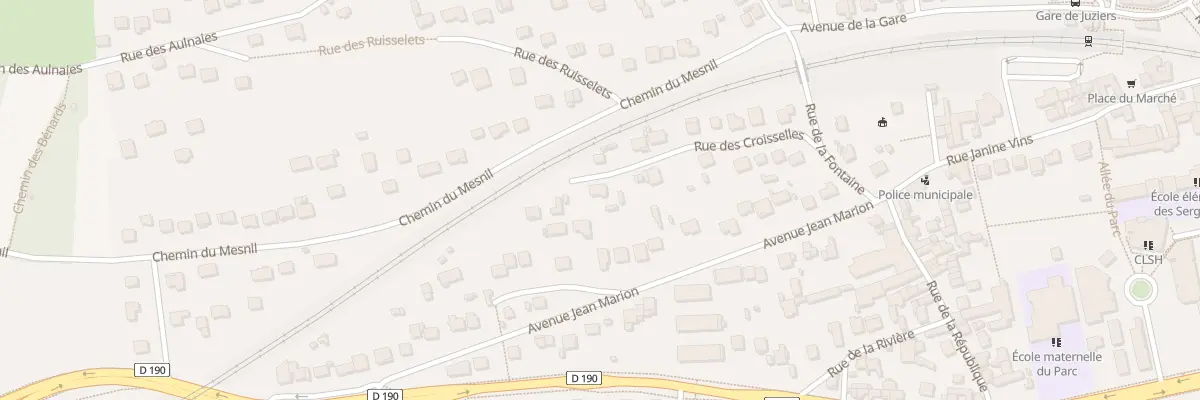 Plan du 23 Rue des Croisselles à Juziers