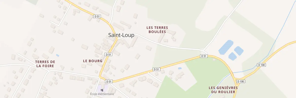 Plan du 4 Rue des Terres Boulées à Saint-Loup