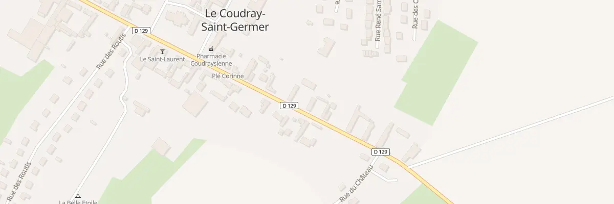 Plan du 10 Rue Paul Dubois au Coudray-Saint-Germer