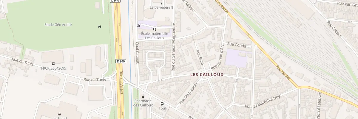 Plan du 37 Rue du Gal Margueritte à Calais
