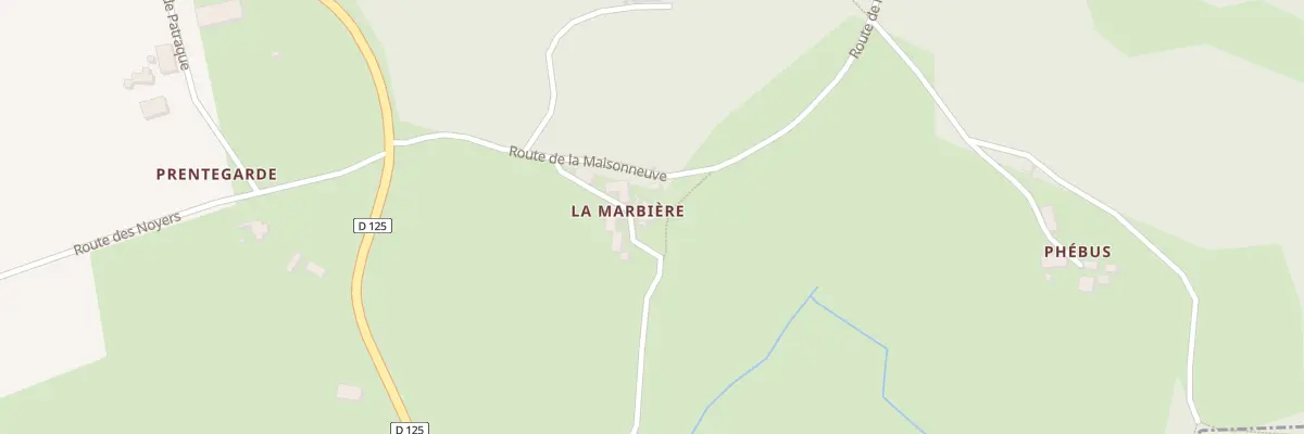Plan du 10 Che du Gouffre à Saint-Médard-de-Presque