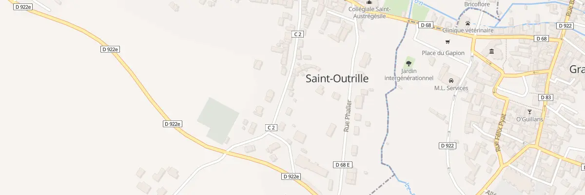 Plan du 23 Rte des Bois à Saint-Outrille