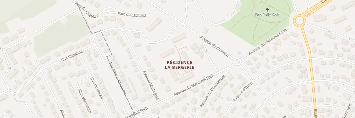 Plan du 80 Res Bergerie 80 Ave Foch à Aubergenville