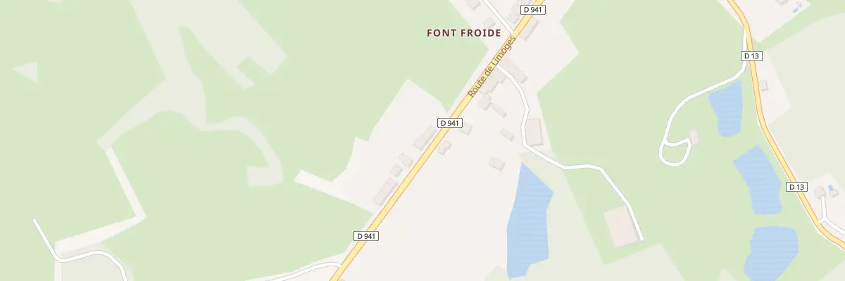 Plan du 46 Rte de Limoges à Pontarion