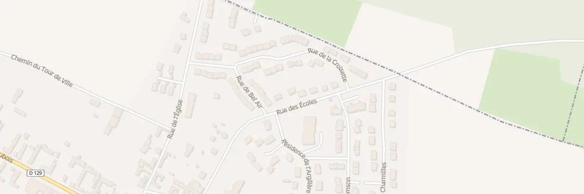 Plan du 9 Rue des Ecoles au Coudray-Saint-Germer
