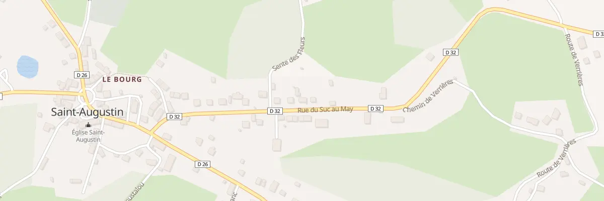 Plan du 5260 Le Bourg à Saint-Augustin