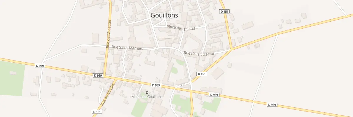 Plan du 1 Rue Saint Mamers à Gouillons