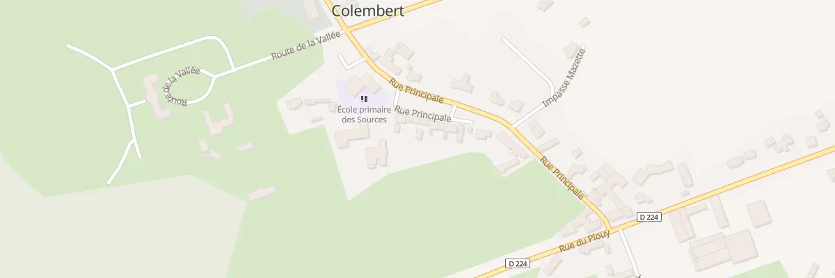 Plan du 25 Rue Principale à Colembert