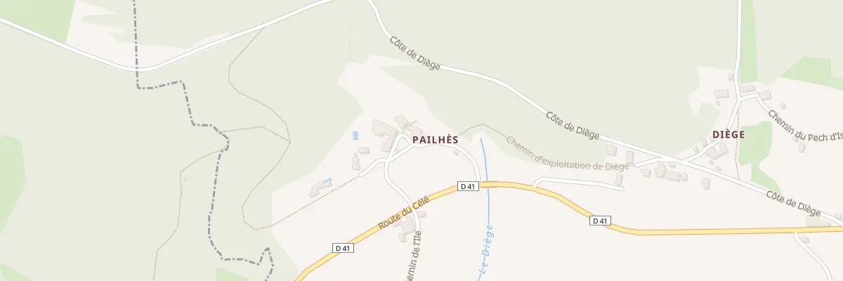 Plan du 5014 Pailles à Espagnac-Sainte-Eulalie