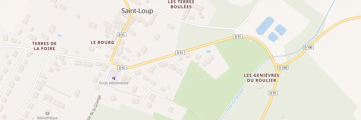 Plan du 6 Rue des Geniévres du Roulier à Saint-Loup