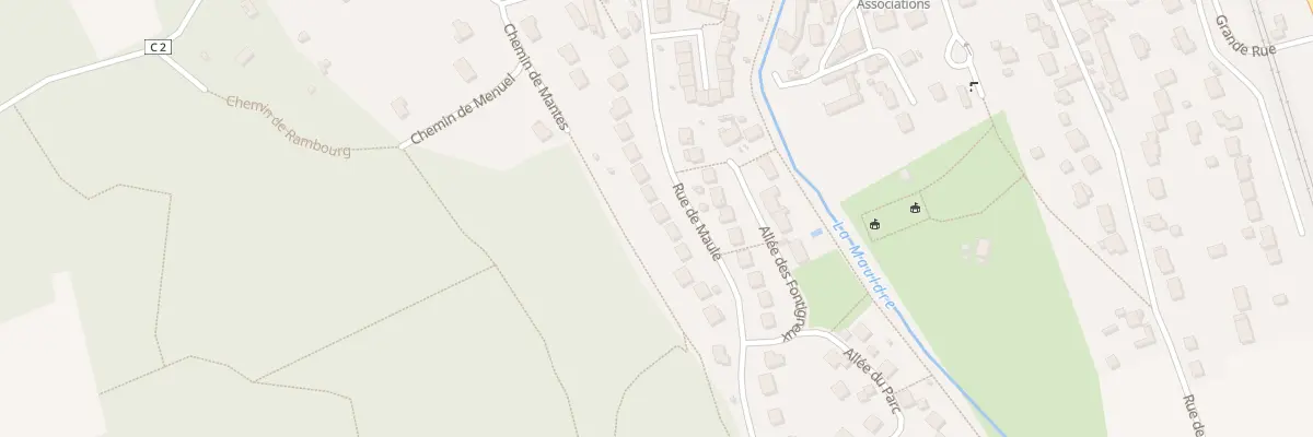 Plan du 20 Rue de Maule à Aulnay-sur-Mauldre