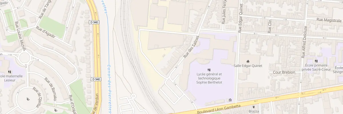 Plan du 15 Rue des Salines à Calais