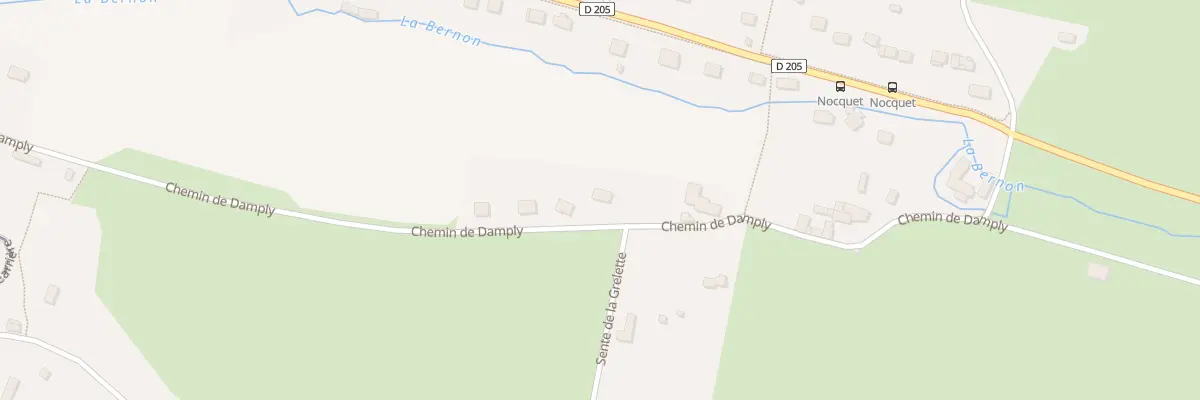 Plan du 86 Che de Damply à Jambville