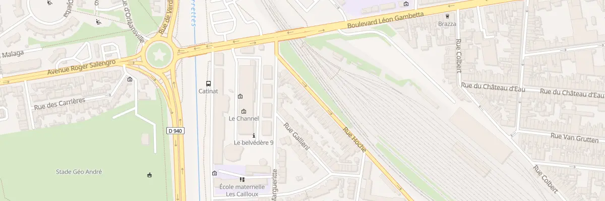 Plan du 18 Rue Hoche à Calais