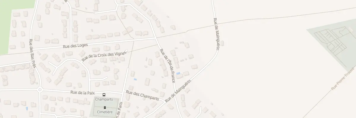 Plan du 6 Rue de l’Ile de France à Ablis
