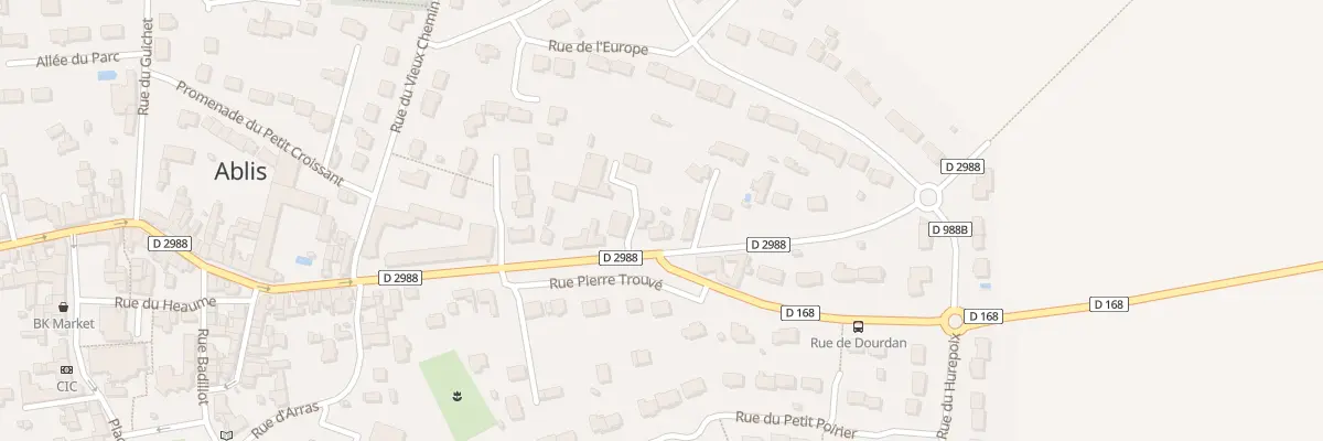 Plan du 111 Rue Pierre Trouvé à Ablis