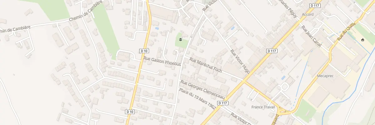 Plan du 11 Rue Maréchal Foch à Lavelanet