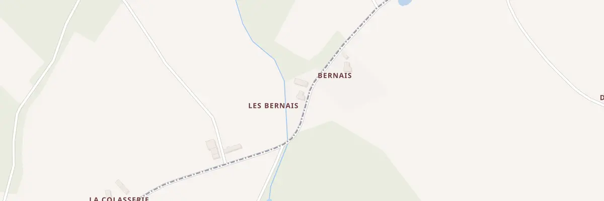 Plan du 80 Les Bernais à Maray