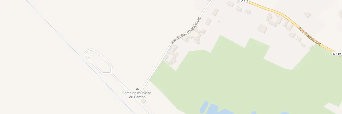 Plan du 235 Rue du Bas d’Hebecourt à Saulchoy