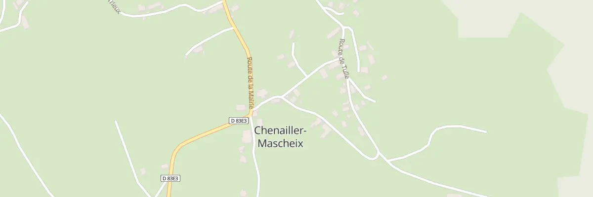 Plan du 5009 Le Bourg à Chenailler-Mascheix