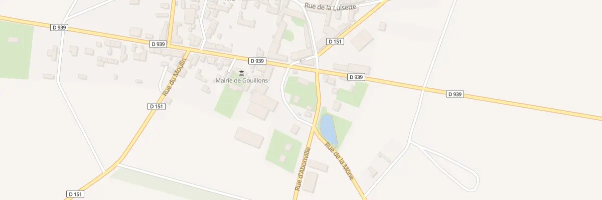 Plan de la Rue d’Abonville à Gouillons