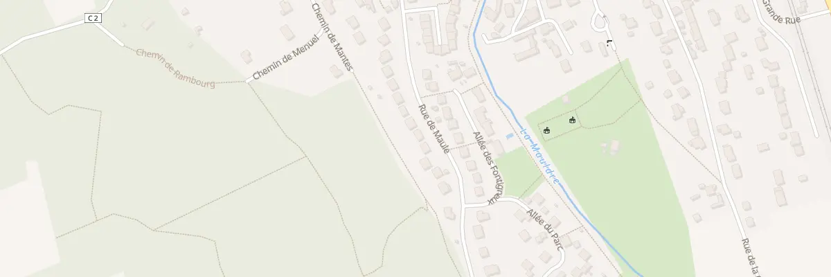 Plan du 22 Rue de Maule à Aulnay-sur-Mauldre