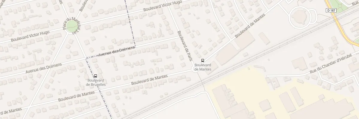 Plan du 3 Bd de Paris à Aubergenville