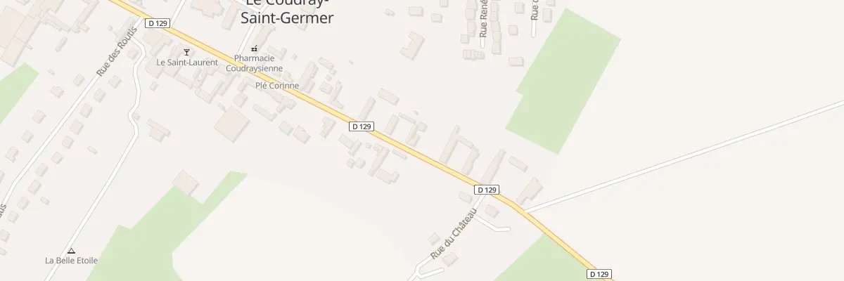 Plan du 6 Rue Paul Dubois au Coudray-Saint-Germer