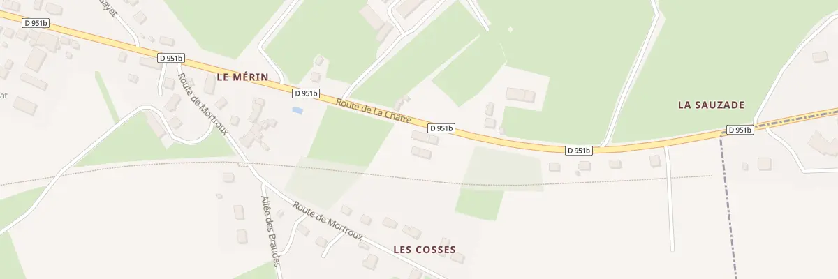 Plan du 20 Rte de la Châtre à Aigurande