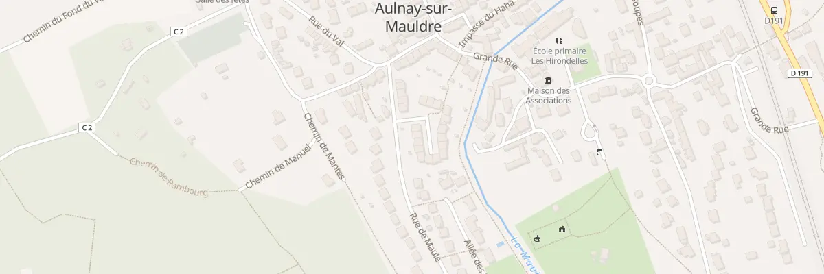 Plan du 2 All du Clos à Aulnay-sur-Mauldre
