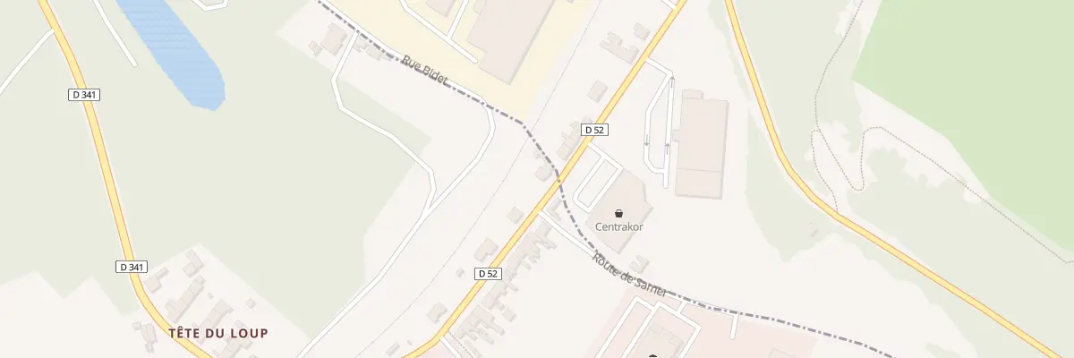 Plan du 1 Rte de Samer à Longfossé