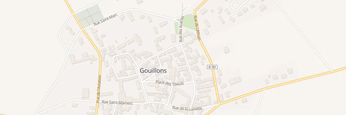 Plan du 7 Rue des Acacias à Gouillons