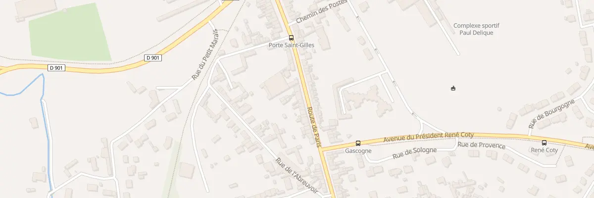 Plan du 24 Rte de Paris à Abbeville