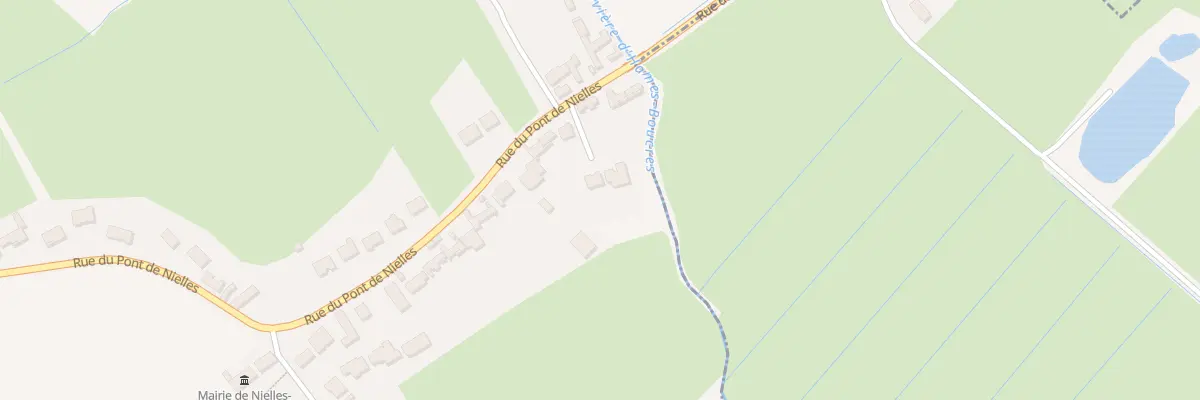 Plan du 829 Rue du Pont de Nielles à Nielles-lès-Calais