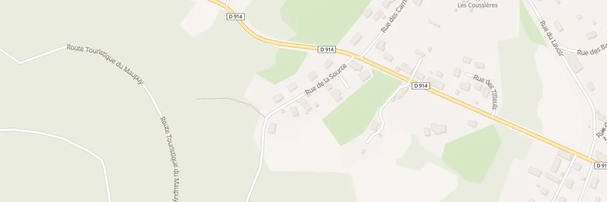 Plan du 11 Rue de la Source à Saint-Sulpice-le-Guérétois