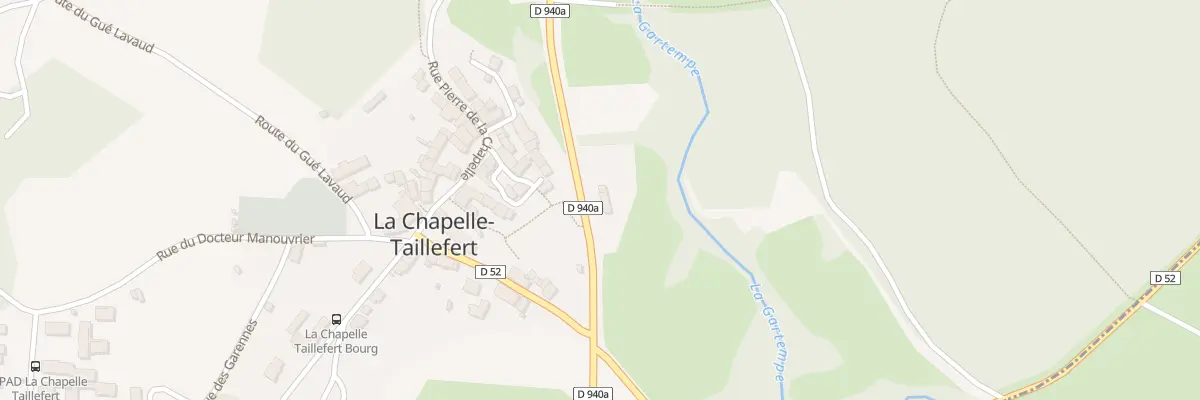 Plan du 1 Rte de Bourganeuf à Saint-Christophe