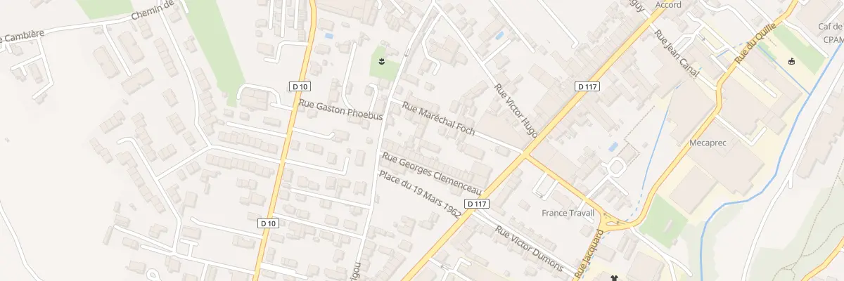 Plan du 7B Rue Maréchal Foch à Lavelanet