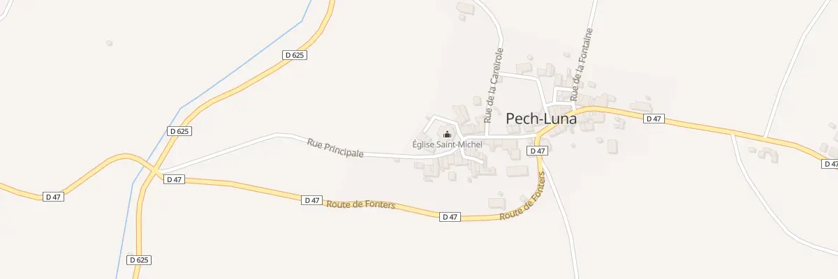 Plan du 4 Pl de l’Eglise à Pech-Luna