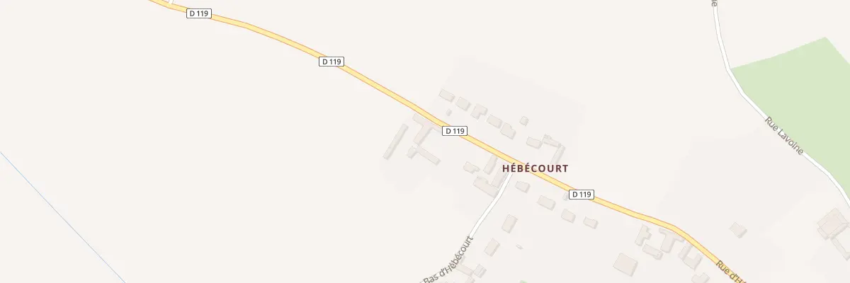 Plan du 583 Rue d’Hébécourt à Saulchoy
