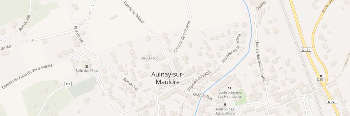 Plan du 12 Rue de la Falaise à Aulnay-sur-Mauldre
