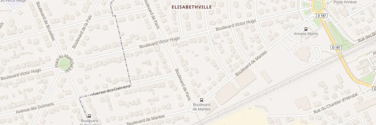 Plan du 8 Bd de Paris à Aubergenville