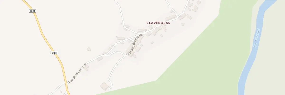 Plan du 85 Che des Prades à Nedde