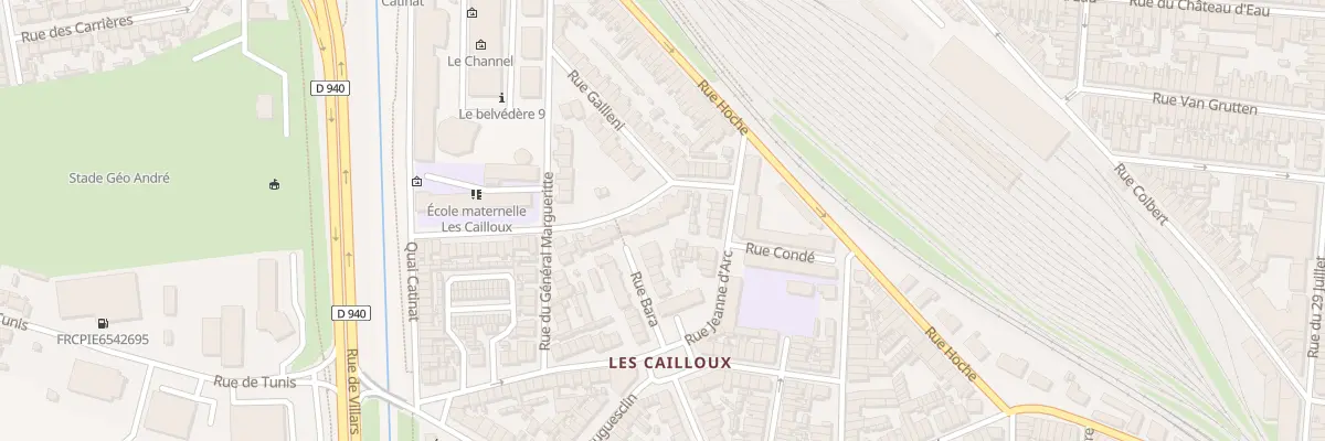 Plan du 55 Rue Bayard à Calais