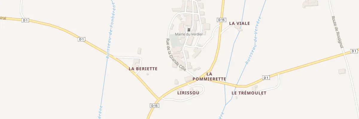 Plan du 5008 Le Verdier au Verdier