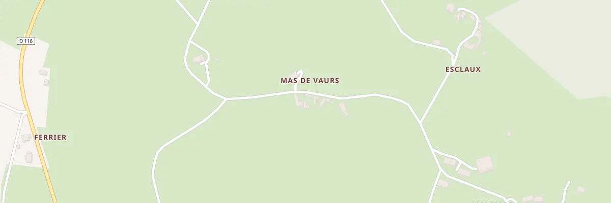 Plan du 5300 Masdevaur à Altillac
